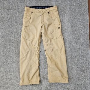 DC Banshee 10K Snowboard Ski Snow Pants Mustard Gold Mens Size Large
